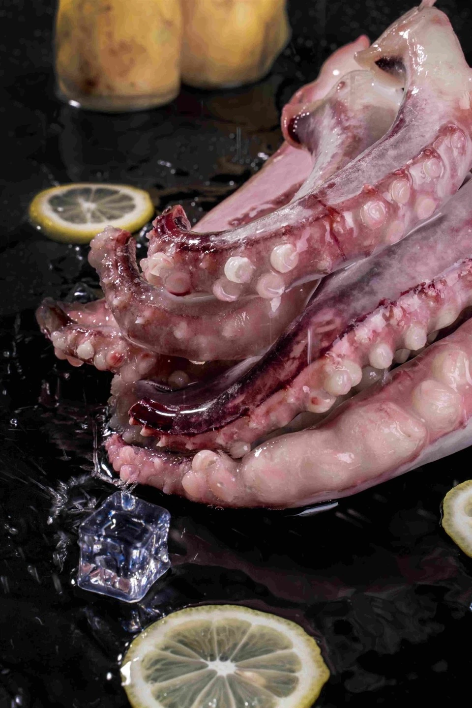 Frozen Squid Tentacles Skin-on